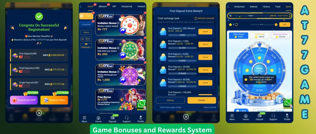 AT 77 Game APK 2026 Bonuses and Rewards