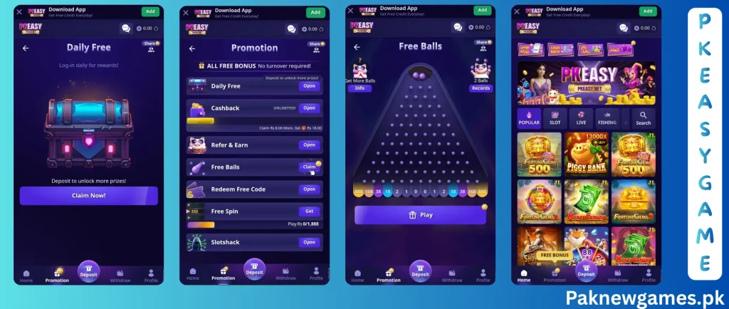 PKEasy Game Rewards and Bonuses 