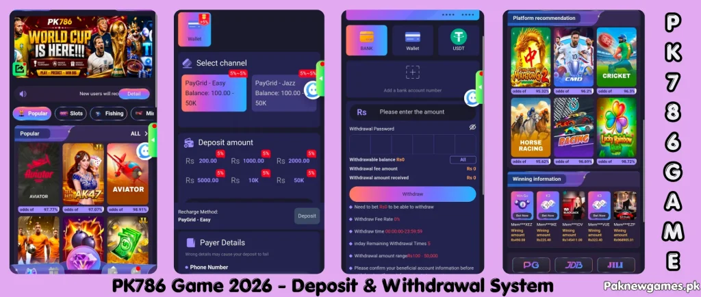 PK786 Game Secure Withdrawal System 2026