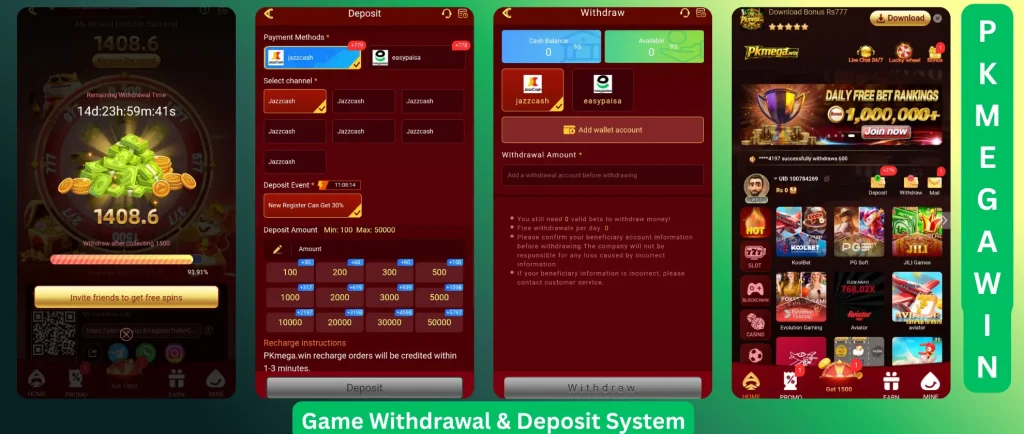 PK Mega Win Game 2026 Withdrawals and Deposit
