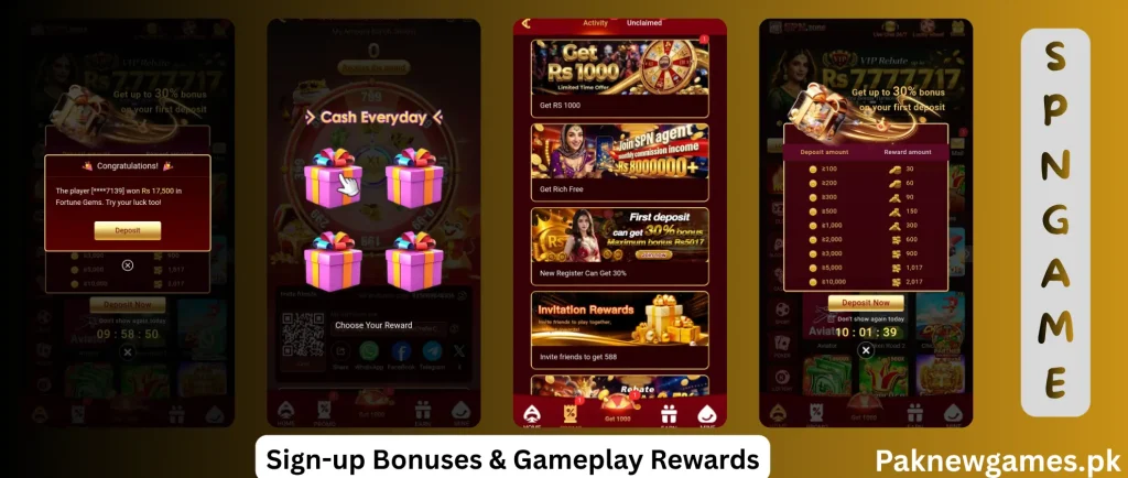 SPN Game Bonuses and Rewards