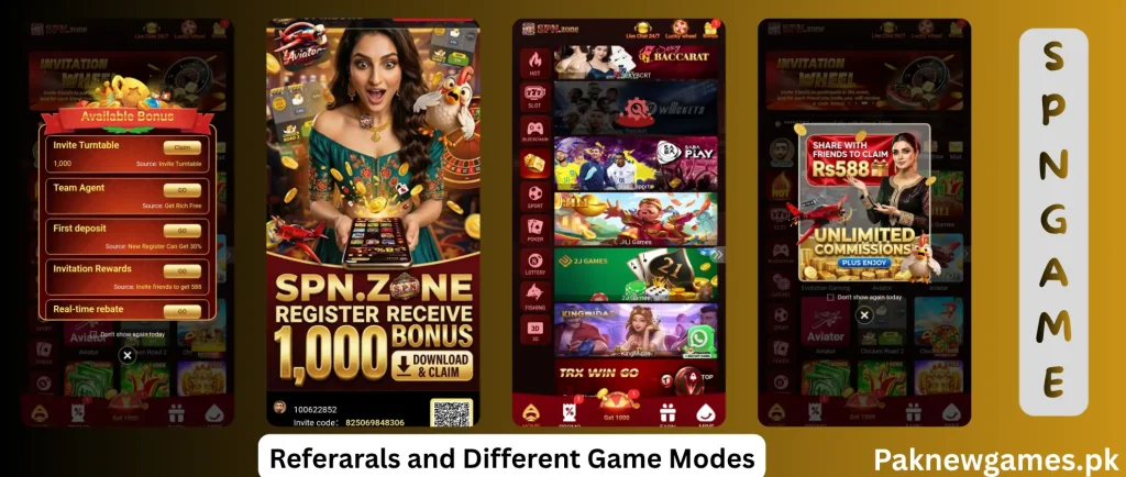 SPN game APK 2026 Main Menu and Game Modes