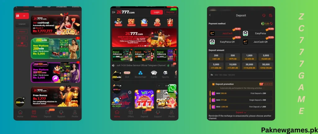 ZC777 earning game 2026