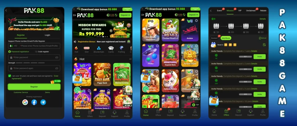 PAK 88 Game 2026 earning platform Pakistan