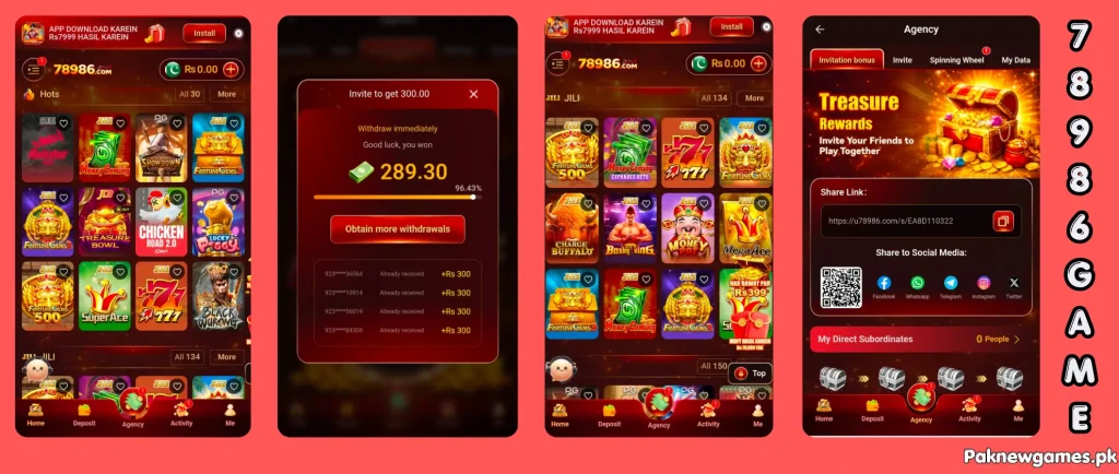 Download 78986 Game 2026 for easy withdrawals and daily reward opportunities